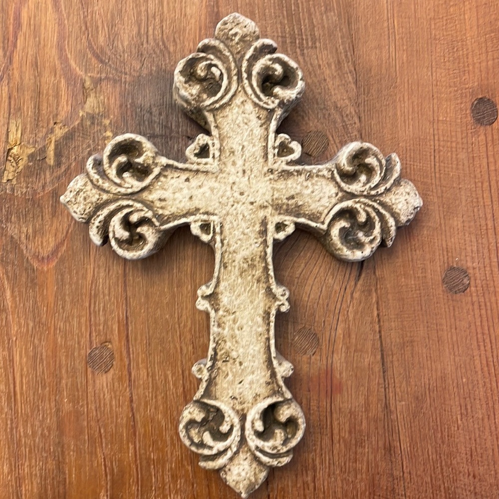 Stone cast cross